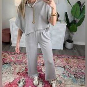 Charlotte Avery Scuba Lounge Slouchy set- new